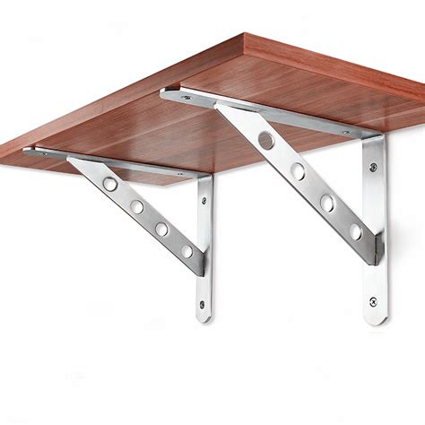 adjustable wall metal shelf brackets|stainless steel adjustable shelf brackets.